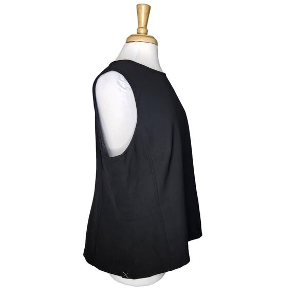 Ann Taylor Sleeveless Black High Neck Top Size 18 Tall NWT - Picture 2 of 7
